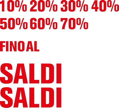 Tutti i saldi 